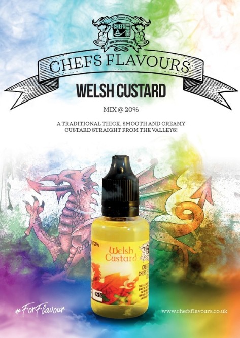 CHEFS FLAVOUR S AROMA WELSH CUSTARD 30 ml